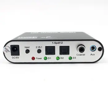 Digital 5.1 Audio Dekoder Dolby Dts/Ac-3 Optični, Da 5.1-Kanalni RCA Analogni Pretvornik Zvoka Zvočna kartica Ojačevalnik Pretvornik