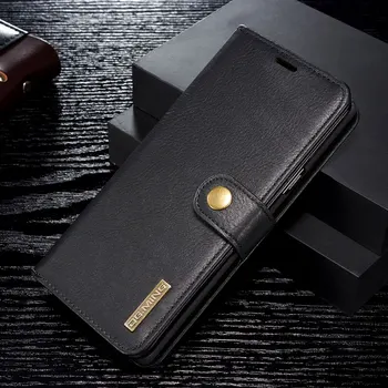 Luksuzni Pravega Usnja Primeru Za S10 S20 Plus Note20 Ultra Magnetni Pokrov Snemljiv Za Samsung Galaxy Note 10 9 S8 S9 S10 Plus