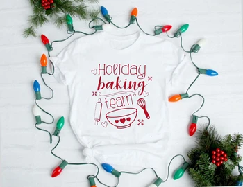 Božič majica Počitnice peko team smešno grafični slogan bombaž priložnostne tumblr Peko družino t-shirt harajuku estetske tee - K401