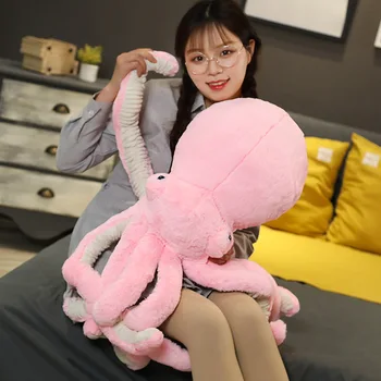 30 cm-90 cm, Pliš Hobotnica Igrača Velika Velikost Veren Hobotnica Blazino Polnjene Morskega Življenja, Mehka Lutka Otroci Igrače Morju Pošasti Polnjene Lutka