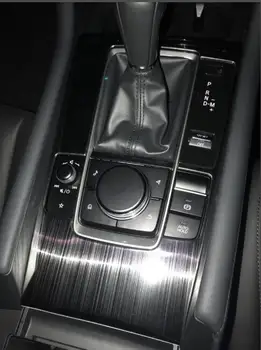 Auto notranjost avtomobila prestavi plošča trim nalepke za RHD Mazda 3 2019 2020, avto dodatki