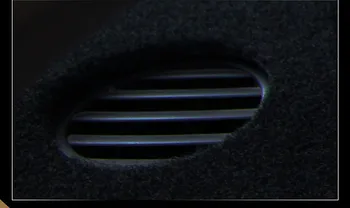 Za Audi A6 A7 S6 Avant Limuzina 2013 2016 Dashmat Avto-styling Pribor nadzorna plošča Pokrov Avtomobila Dash Mat Sonce Odtenek Preprogo