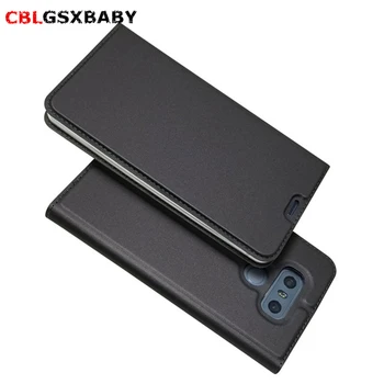 CBL visoke kakovosti Usnja Flip Case Za LG G6 G7 V6 Q8 Knjiga Slog Stojalo Denarnico, Telefon Kritje Za LG G6 V20 V30 primeru