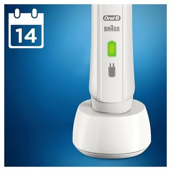 Ustni B Pro 2 2700, akumulatorska električna zobna ščetka, 2 brušena načini, timer, 3D čiščenje, do 14 dni, senzor