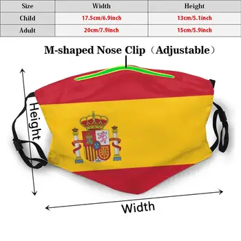 Maska Španija Zastavo Španije Zastavo Španije Zastavo Špansko Zastavo Španski Maske Za Obraz Maske Za Obraz Državi Masko Španija Masko