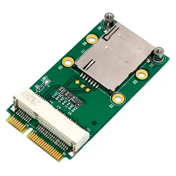 Mini PCI-E Adapter s Kartice SIM v Režo za 3G/4G WWAN HSPA LTE MODEM Mini Card GPS Kartica za namizni prenosni računalniki
