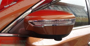 Lapetus Chrome Rearview Mirror naslovnica Stripa Trim Darkice Modeliranje Primerni Za Nissan Qashqai J11 - 2020 ABS Dodatki Zunanjost