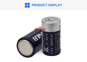 5pcs/veliko Novo Izvirno ANLB 3,6 V ER26500 litijeva Baterija 9000mAh Z Zatiči primarni batterycapacity za pametno kartico meter