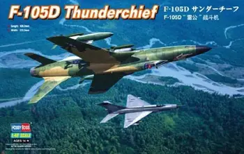 Hobbyboss 80332 1/48 F-105D Thunderchie Model komplet