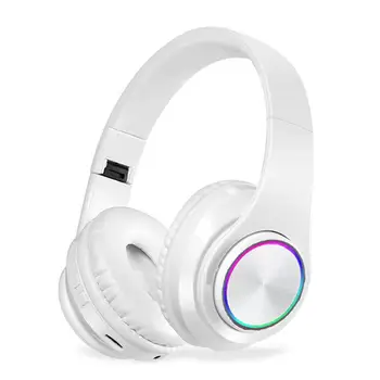 Bluetooth 5.0 Slušalke Brezžično Polnjenje Zložljive Nad Uho Slušalke z Mikrofonom za TV, RAČUNALNIK in AV Sprejemniki