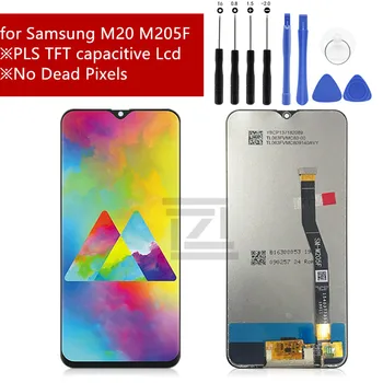 Za Samsung Galaxy M20 2019 SM-M205 M205F LCD-Zaslon, Zaslon na Dotik, Računalnike Skupščine Zamenjava Testirani M20 lcd 6.3