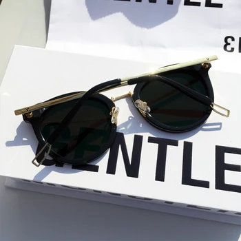 LOGOTIP V Nov Modni Koreja blagovno Znamko Design NEŽEN sončna Očala Merlynn sončna Očala Ženske Očala Moških Oculos Gafas De Sol