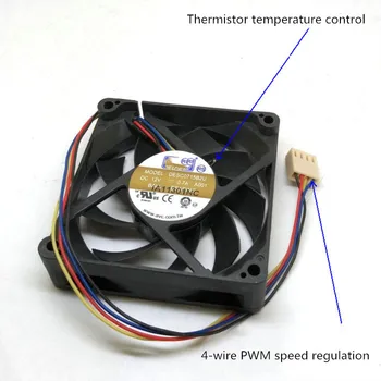 2U 4PIN CPU baker radiatorski 50mm 1150/1151/1155 1356 1366 2011 dvojno žogo CPU fan Heatsink navijači in hlajenje intel
