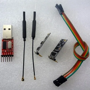 TB394*2+TB196*1 2pcs UART RF Brezžični Sprejemnik, Modul + USB na TTL RS232 Telemetry Kit 2.4 G 3DR Radio APM APM2 Vozila UNO