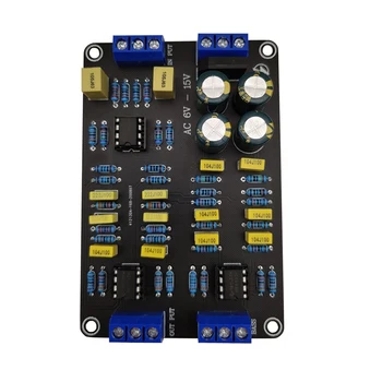 Tenghong 2pcs 2 Način Aktivno Crossover Filter Bass Treble Avdio Zvočniški Frekvenčni Delilnik Z NE5532 Pre-čip Za Spremenjen Zvok