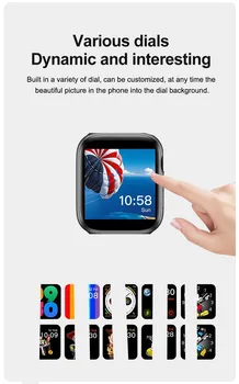 Pametno Gledati 2020 U68 testo kot iwo 13 serie 6 Fitnes Tracker Za IOS Android xiaomi nasprotnega Watch PK GT2 POP FK88 W46 X6 X7 T500