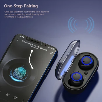 Res Bluetooth 5.0 TWS Brezžične Stereo Hi-fi Slušalke Športne Čepkov Aktivno Noice Preklic z Brezplačno Polje