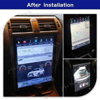 Tesla Zaslon Android 9.0 Avto Multimedijski Predvajalnik Za Lexus GX400 GX460 2010-2018 GPS Navigacija Auto Radio Audio stereo vodja enote