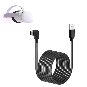 5G 3 M/5M Podatkov Line napajalni Kabel Za Oculus Quest 2/Prizadevanju Povezavo VR Slušalke USB 3.0 Tip C Prenos Podatkov USB-A Tip-C Kabel