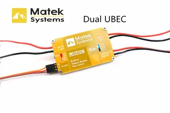 Matek UBEC U4A2P Dualway 4A 5 ~ 12V Built-in Battery Monitor Aux Nadzor Za RC Quadcopter Multicopter