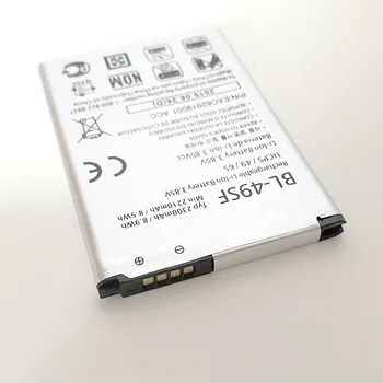 Prvotne BL-49SF Za LG G4 G4S H735T H525N G4 mini Premagal G4C G4s (h736) 2300mAh NEW Visoke kakovosti baterije
