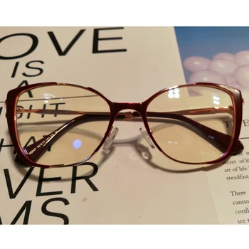 2021 Letnik Kovinski Optični Anti-modra Očala Okvir Ženske blagovne Znamke, Modni Pregleden Očala Ženski Oculos Feminino Očala