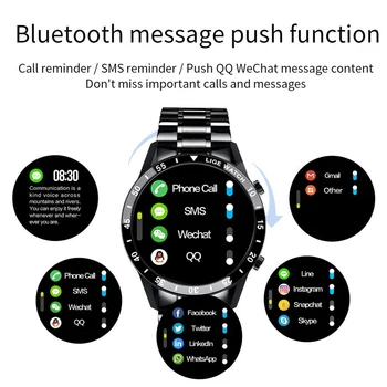 LIGE 2021 Nove Pametne Watch Bluetooth Klic Smartwatch Moški Ženske Nepremočljiva Šport Fitnes Zapestnica Človek Za IOS Android Xiaomi Huwei