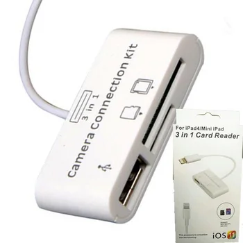 USB Bralnik Kartic Micro SD Kamere DSLR Link Adapter za iPad,iphone X 8 7 6 5 iOS 12