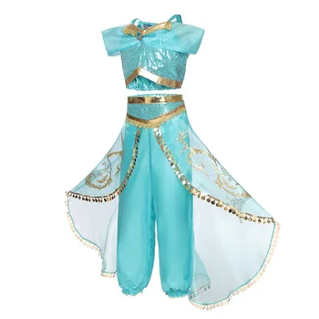 Dekleta haunted Ples Trebuh Cosplay Kostume Dekleta Princesa Božič Obleke Otroci Halloween Oblačila Za Otroke
