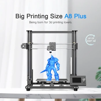 Anet A8 plus polno DIY 3D tiskalnik velikega področju tiskanja 300*300*350 mm tiskanje velikosti z 10 metrov z žarilno PLA