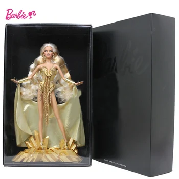 Barbie Omejena Zbirka Lutk Je Blonds Blond Zlato Barbie Lutka X8263 Najboljši Božič In Rojstni Dan Darilo Za Dekleta