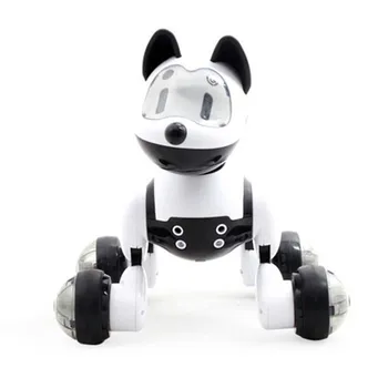 Glasovni Nadzor Glasovnih Aktivira Robot Pes Elektronske Igrače Interaktivni Doggy Kuža Robot Glasbe LED Oči Utripa Akcija Igrač