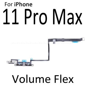 Stikalo Vklop IZKLOP Gumb Flex Kabel Trak Za iPhone mini 12 12 11 Pro Max Izklopite Utišanje Glasnosti Gumb Tipko za Popravilo Del