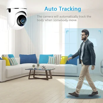 HD 1080P Oblak Brezžična IP Kamera Intelligent Auto Tracking Človekovih Home Security Nadzor CCTV Omrežja Wifi Kamera ip cam