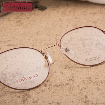 Chashma Čistega Titana Okvir Lentes Opticos Vrh Kakovosti Krog Retro Titana Okvirji Super Lahka 14 Gramov Očala Ženske
