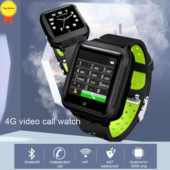 Visoka kakovost 4G Pametno Gledati Android, GPS, Bluetooth, Wifi Kamera 1GB +8GB 750Mah Velike Baterije Šport Smartwatch Moških Zamenljive Trak
