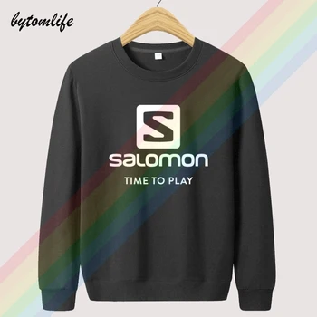 Salomon Logotip Retro Jeseni Visoke Kakovosti Unisex Vrh Hoodie Mens Volne Za Oblačila Majica Puloverju Azijskih Velikost