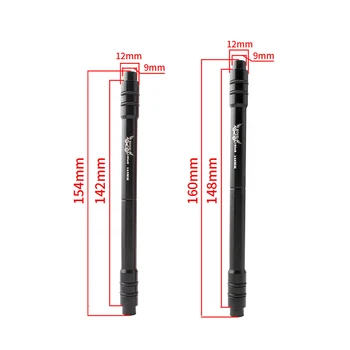 MUQZI Kolo 12 mm do 9 mm Pesto Kolesa Pretvorbo Gred 142/148mm Aluminij Zlitine Hitro Sprostitev Adapter