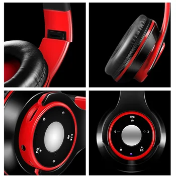 Tourya Bluetooth Slušalke Slušalke Brezžične Slušalke Z Mikrofonom Nizko Bas slušalke Za PC telefon Samsung Xiaomi Iphone