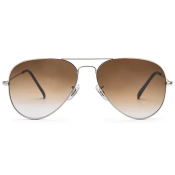 Klasična 3025 pilotni sončna očala moški ženske 58mm in 62mm kristalno steklo, ogledalo objektiv rjava gradient sunglass UV400 zaščito