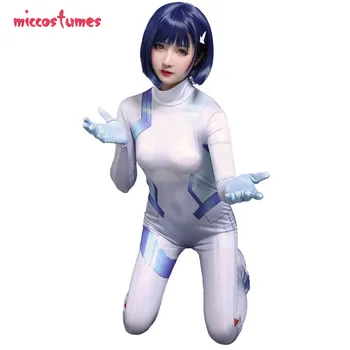 Ichigo Kostum DRAGA v FRANXX Cosplay 3D Tiskanih Plugsuit Bodysuit Kostum Jumpsuit