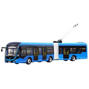 Diecast Avtobus Model 1/42 Dual-Vir Trolejbusnega BRT Zbirka Vozila Igrača Odraslih Otrok, Darila, Spominki Zaslon Dekoracijo Kažejo