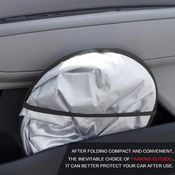 Za avto logotip ščitnik proti soncu sonce slepi pokrov zaščitni avto odtenek auto Oprema za BMW X1 X3 X4 X5 X6 I8 vetrobransko steklo dežnik 2020