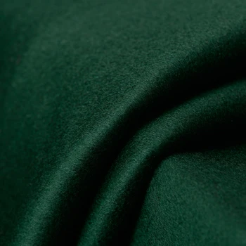 High-end temno zelena kašmir kašmir tkanine dvostranski kašmir tkanine plašč kašmir volna tkanina debelo volno krpo
