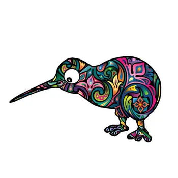 Dawasaru Nova Zelandija Ptica Kivi Barve Avto Nalepke Prilagojene Nalepke, Laptop motorno kolo, Auto Dodatki, Okraski, PVC,13 cm*8 cm