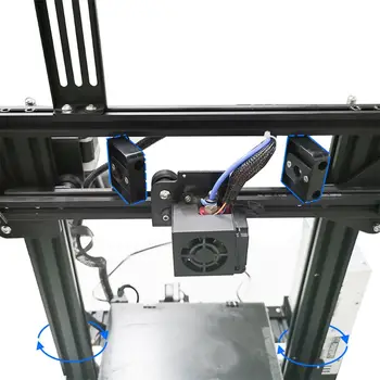 1Set Dvojno Z Osi Vodi Vijak Nadgradnjo Kompleti za Ender3/3S/Pro 3D Tiskalnik XXUC