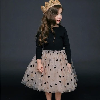 Božič Princesa Obleko Bombaž Otroci Obleke za Dekleta Jesenski Oblačila 2019 Otrok svate Oblačila Baby Obleko Leace