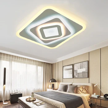 LED lestenec stropni lestenec, dnevna soba, spalnica svetlobe kvadratnih ultra-tanek led luči razsvetljave v zaprtih prostorih lestenec LED22V