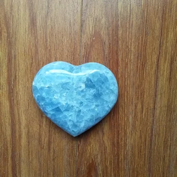 1pc o 200-250 g čudovite naravne celestite kamni in kristali srce doma okrasni kamen zdravilnimi kristali