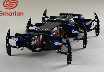 Uradni smarian DIY Robot Pajek Akril Hexapod Robot Model Komplet RC Toy Model Poučevanja